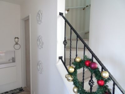 巨大なクリスマスリース