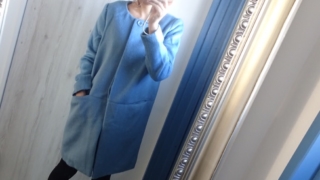 襟なしコート