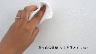 壁紙のシミの落とし方