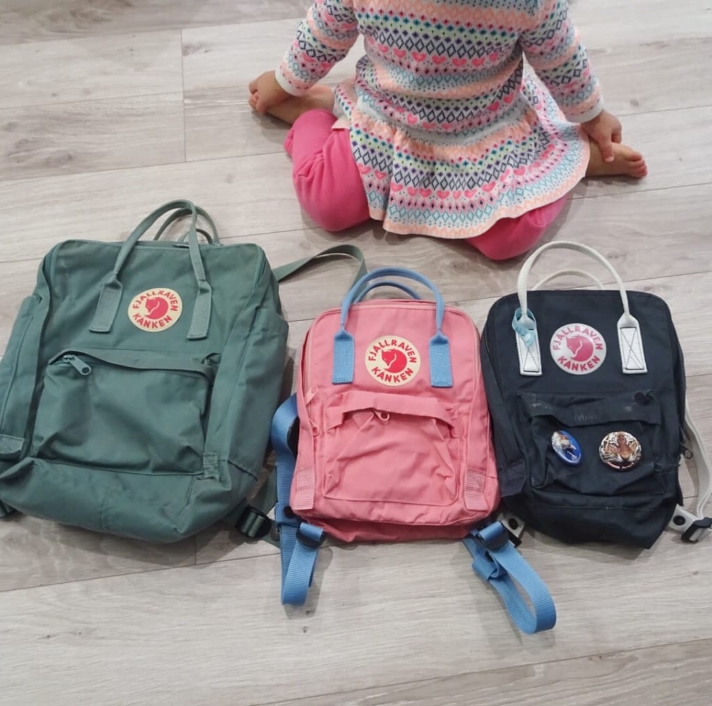 お揃いリュック