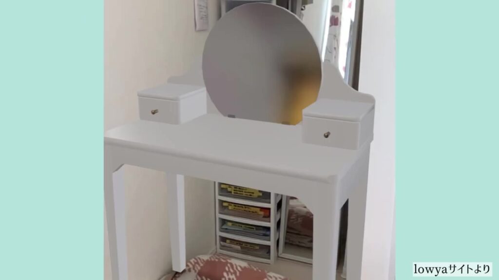 女の子の部屋に置きたいかわいいドレッサー