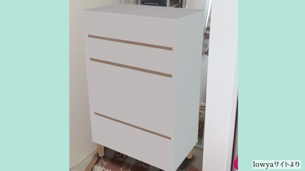 子供部屋に置ける白いチェスト