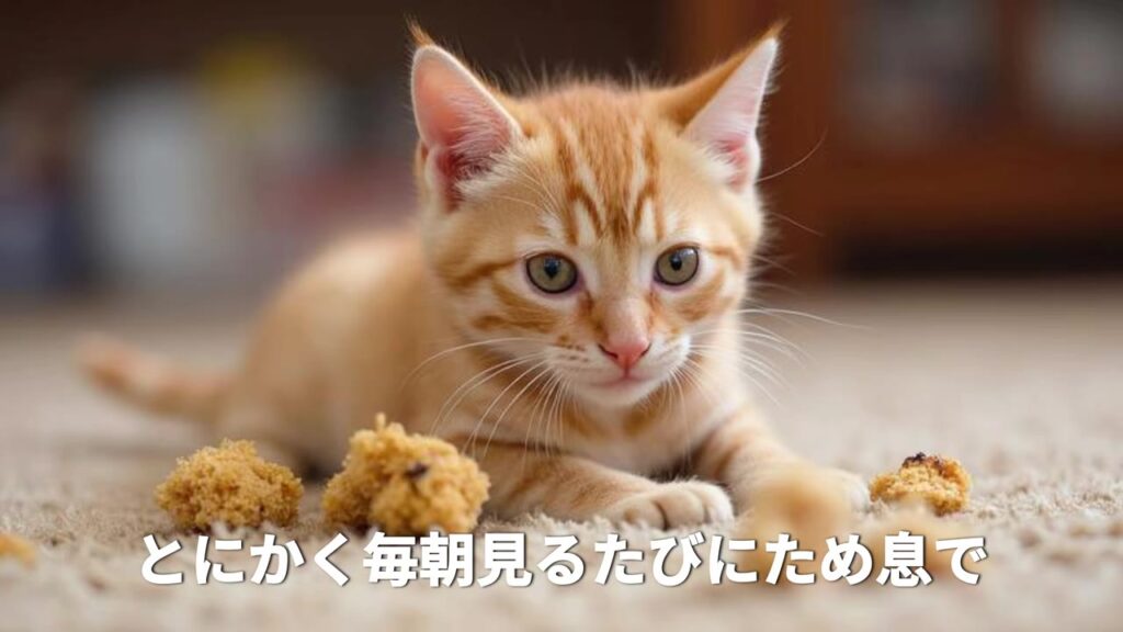 猫のフンに毎朝ため息が出ていた悩み
